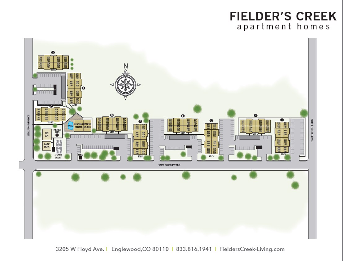 Fielders Creek - Community Map